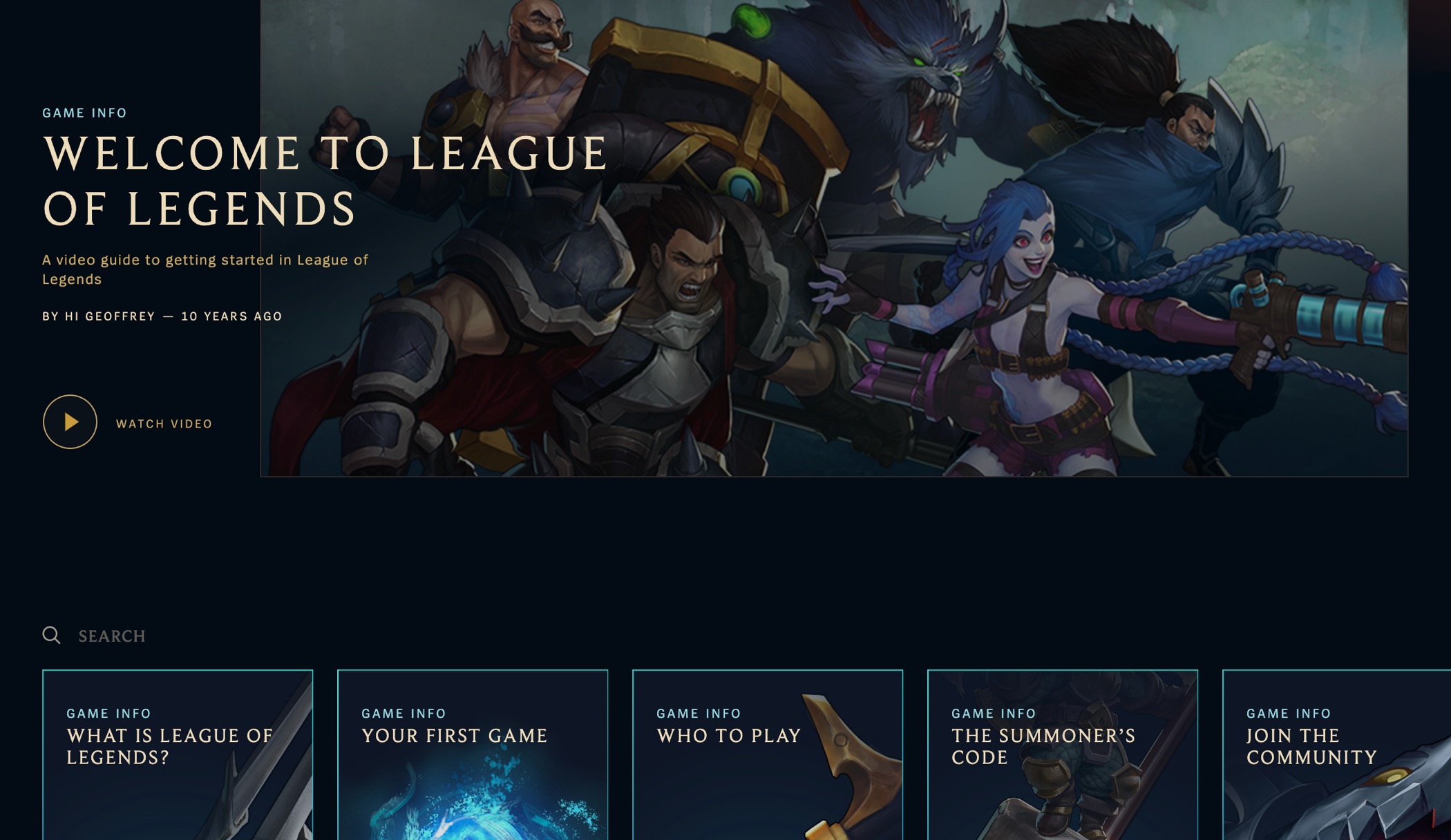 League Of Legends Guide Websites